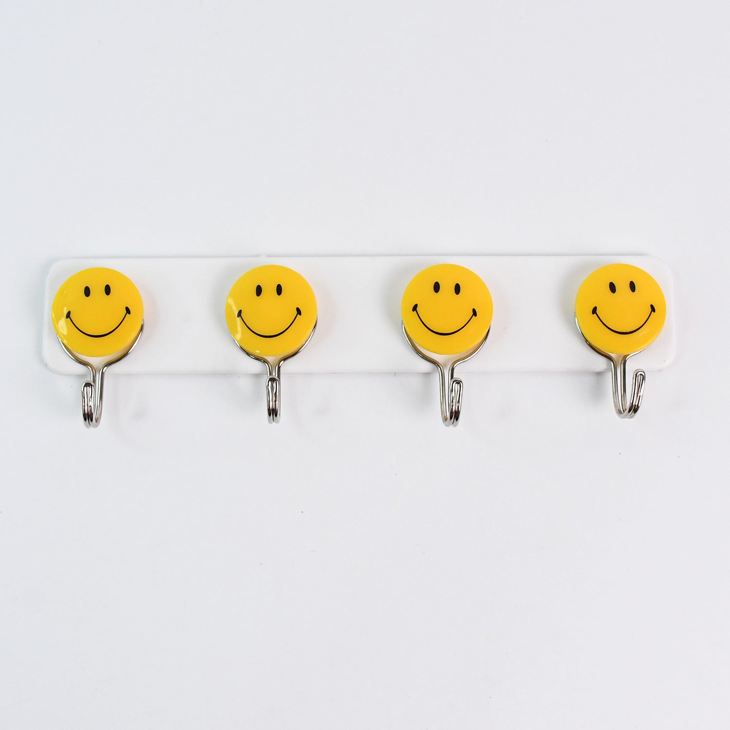 Multipurpose Self-Adhesive 4 hooks for wall Hook (1 Pc) Multipurpose Self-Adhesive 4 hooks for wall Hook (1 Pc)